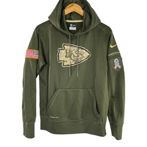 Nike | Shirts | Nike Nfl Kansas City Chiefs Salute To Service Mens Hoodie  Size Medium | Poshmark